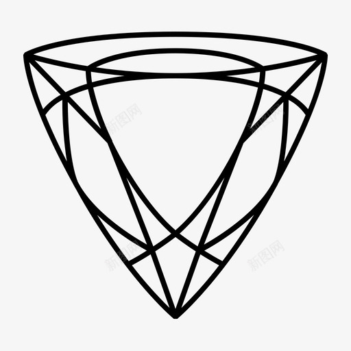 万亿钻石形状切割珠宝svg_新图网 https://ixintu.com 钻石 形状 万亿 切割 珠宝