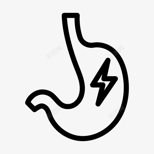 胃过敏消化svg_新图网 https://ixintu.com 过敏 消化 疼痛