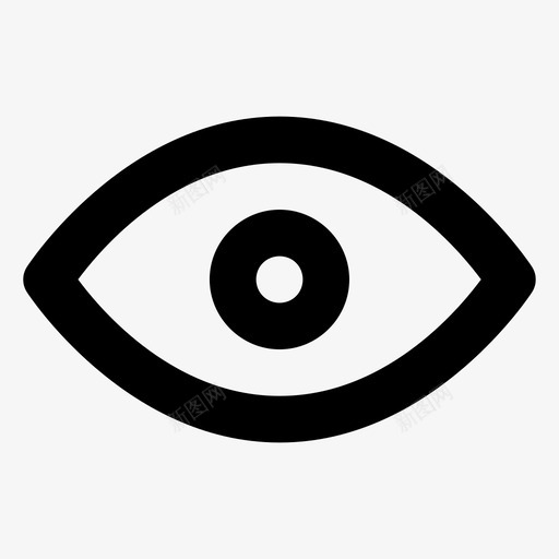 眼睛医疗视图svg_新图网 https://ixintu.com 眼睛 医疗 视图 可见 视觉 用户界面