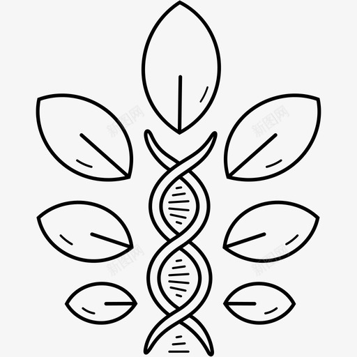 植物生物技术农业遗传学svg_新图网 https://ixintu.com 植物 生物技术 农业 遗传学 生物学 基因组
