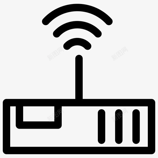 路由器接入点互联网svg_新图网 https://ixintu.com 路由器 接入 互联网 调制解调器 小工 工具