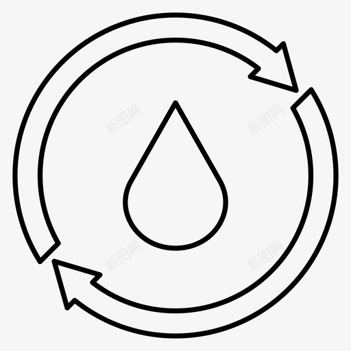 水农业滴水svg_新图网 https://ixintu.com 智能 农场 农业 滴水 再利用 像素 完美 线条 轮廓