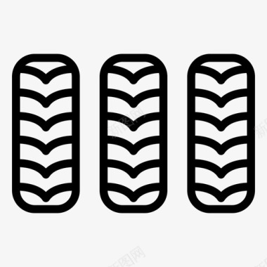 轮胎汽车配件汽车服务图标