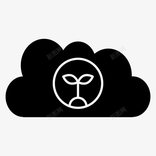 云农业农场svg_新图网 https://ixintu.com 农场 智能 农业 在线 像素 完美 线条 轮廓