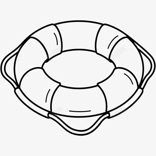 救生圈沙滩船圈svg_新图网 https://ixintu.com 救生圈 沙滩 船圈 安全 游泳