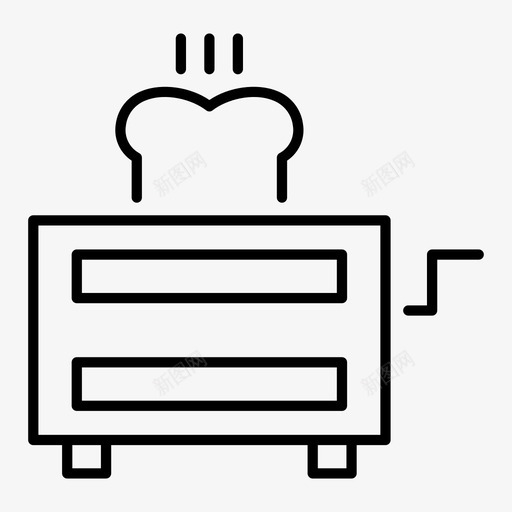 烤面包机烹饪食物svg_新图网 https://ixintu.com 烤面包 面包机 烹饪 食物 厨房 餐点 餐厅