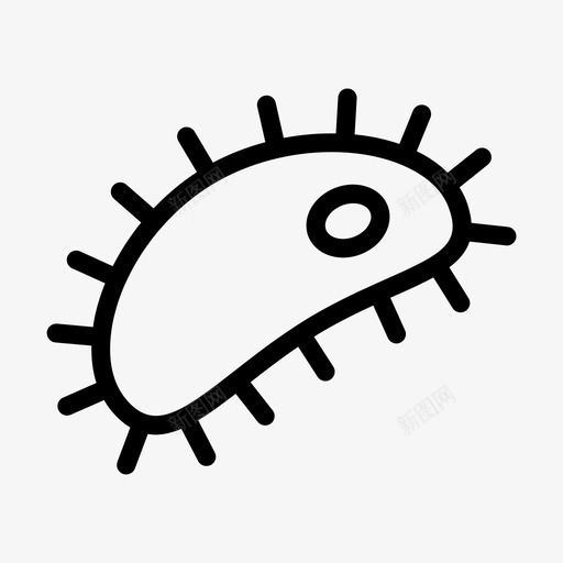 细菌细胞感染svg_新图网 https://ixintu.com 细菌 细胞 感染 微生物 益生