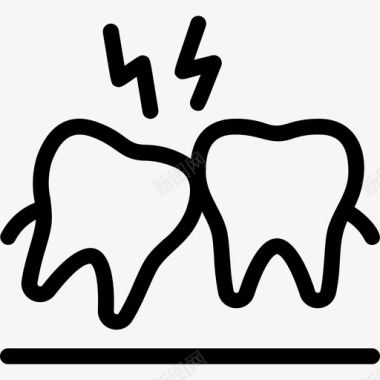 智齿牙科护理牙医图标