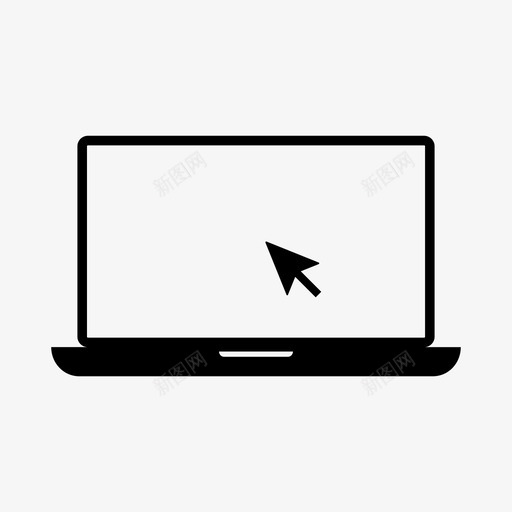 笔记本电脑点击电脑svg_新图网 https://ixintu.com 笔记本 电脑 点击 光标 设备 电脑技术