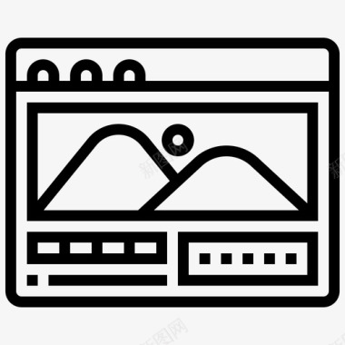 标题图像报道装饰图标