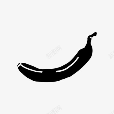 香蕉香料食品图标
