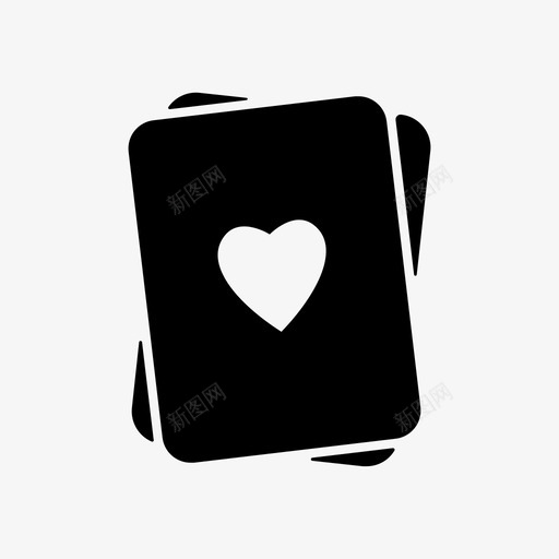 红心牌纸牌套装svg_新图网 https://ixintu.com 红心 纸牌 套装