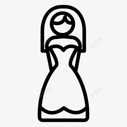 新娘庆典订婚svg_新图网 https://ixintu.com 新娘 庆典 订婚 结婚 婚礼