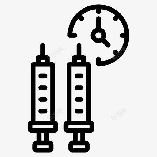 胰岛素糖尿病注射svg_新图网 https://ixintu.com 注射 糖尿病 胰岛素 疫苗 治疗