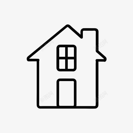 呆在家里建筑房子svg_新图网 https://ixintu.com 呆在 呆在家 家里 建筑 房子 检疫 图标 收藏