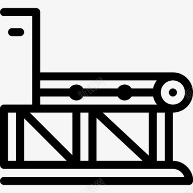 输送机工厂行业图标