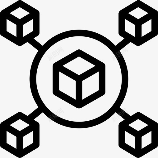 区块链商业加密货币svg_新图网 https://ixintu.com 区块 数字 服务 商业 加密 货币 技术