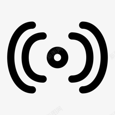 收音机信号wifi图标