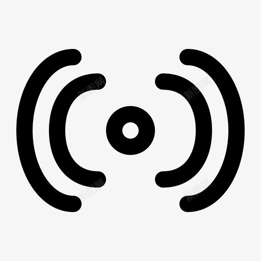 收音机信号wifisvg_新图网 https://ixintu.com 收音机 信号 多媒体 图标
