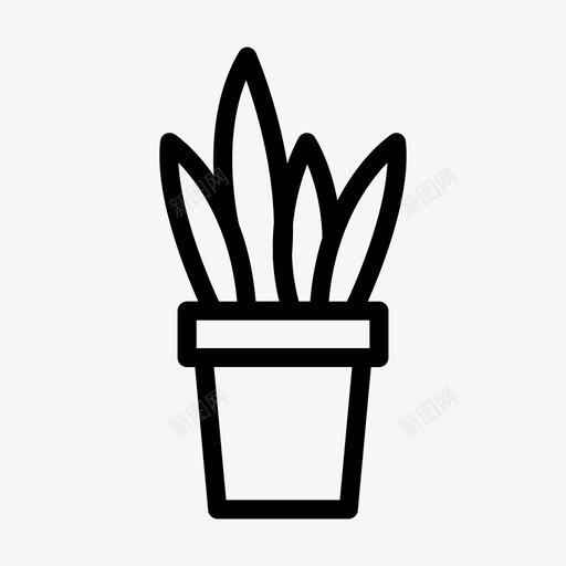 自然农业绿色svg_新图网 https://ixintu.com 自然 植物 农业 绿色 公园 盆栽 线条
