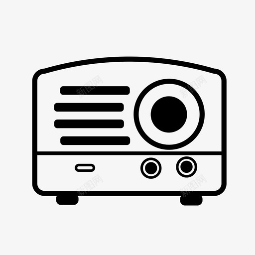 收音机可爱的音乐svg_新图网 https://ixintu.com 音乐 播客 收音机 可爱 爱的 广播