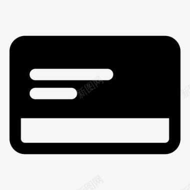 信用卡动作材料设计图标