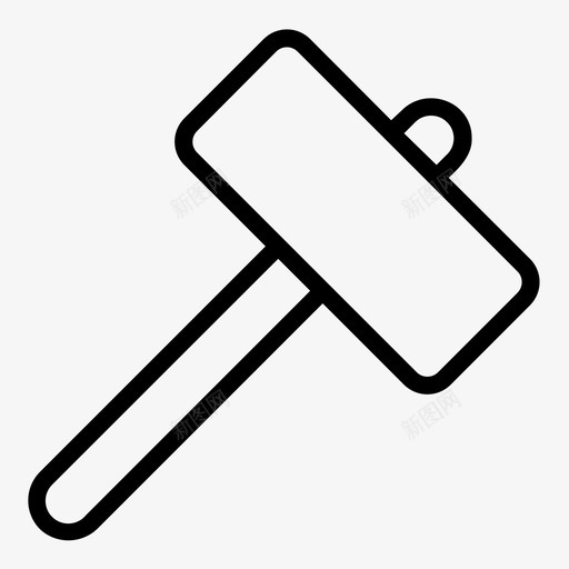 锤子陶瓷橡胶svg_新图网 https://ixintu.com 工具 锤子 陶瓷 橡胶 木制品 建筑 建筑工