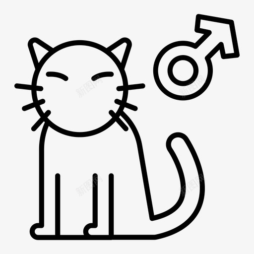 雄猫动物狗svg_新图网 https://ixintu.com 雄猫 宠物 动物 商店