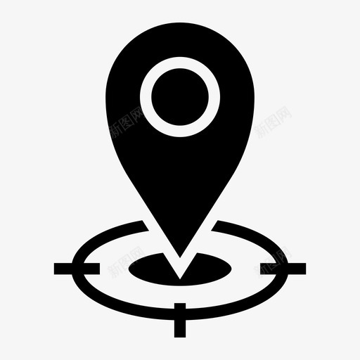 地图目标位置引脚svg_新图网 https://ixintu.com 地图 目标 位置 引脚 指针 搜索引擎 优化 营销