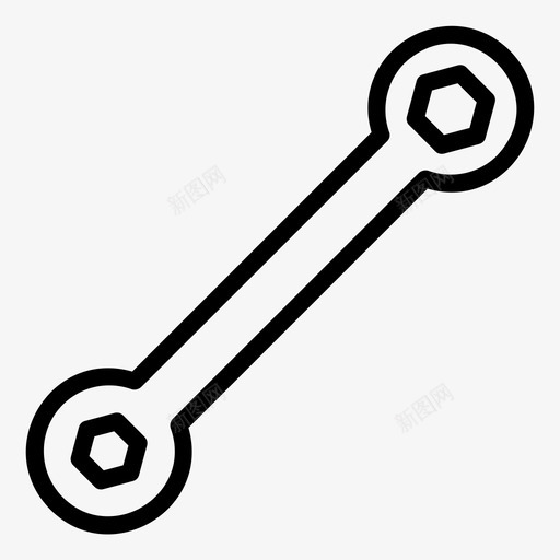 工具车设置svg_新图网 https://ixintu.com 工具 设置 扳手 手车机 轮廓