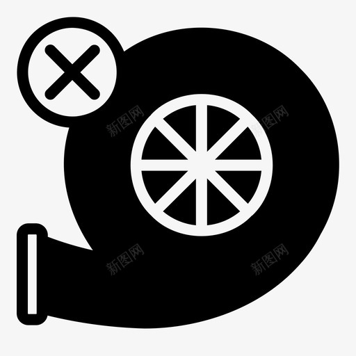 涡轮汽车发动机svg_新图网 https://ixintu.com 汽车 机器 涡轮 发动机 服务 符号