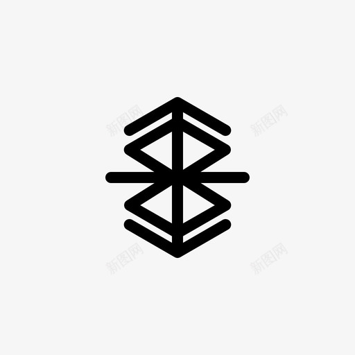 抽象符号装饰物符号符号svg_新图网 https://ixintu.com 符号 抽象 装饰物 对称