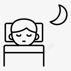 睡眠障碍睡觉枕头睡眠和睡眠障碍高清图片