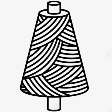 丝线缝纫缝纫线图标