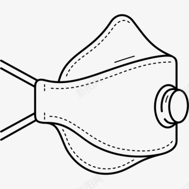 呼吸面罩设备个人图标