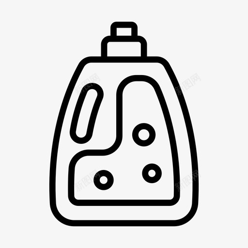 洗涤剂漂白剂清洁剂svg_新图网 https://ixintu.com 洗涤剂 漂白剂 清洁剂 洗衣房 洗衣 线条 符号