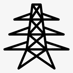 架电塔架电气能源高清图片