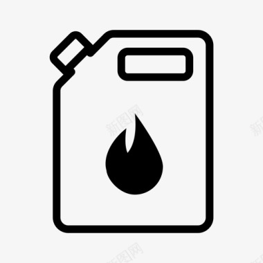 油罐容器燃料图标