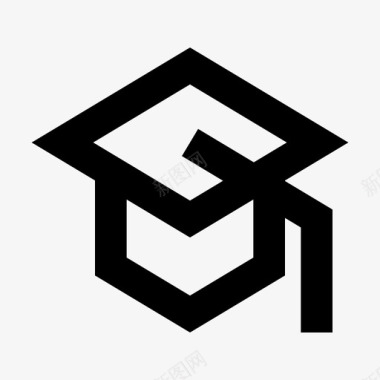 学历学院帽子图标