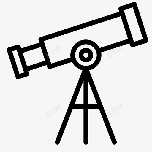 望远镜天文学三脚架svg_新图网 https://ixintu.com 望远镜 天文学 三脚架 望远 镜架 教育 第二 大纲