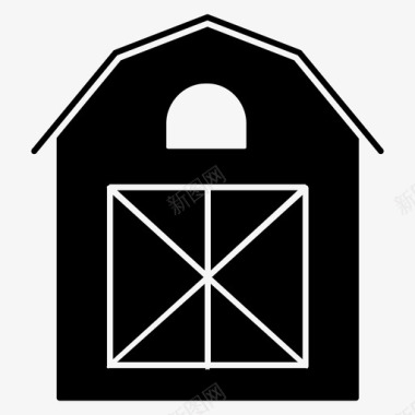 仓库农业建筑图标