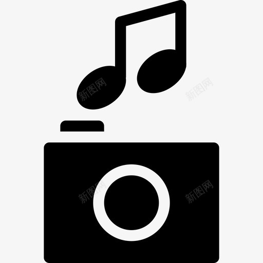 摄像机和音乐音响设备麦克风svg_新图网 https://ixintu.com 音响 摄像机 音乐 设备 麦克风