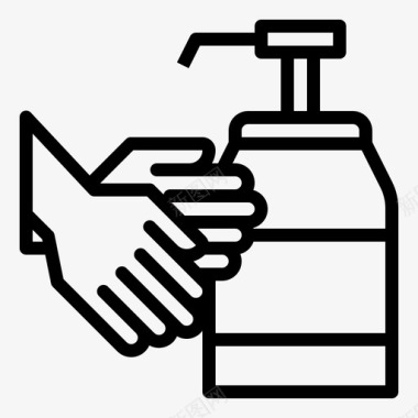 洗手洗手液卫生用品图标