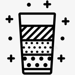 果汁饮料配方插图矢量果汁饮料果汁杯高清图片