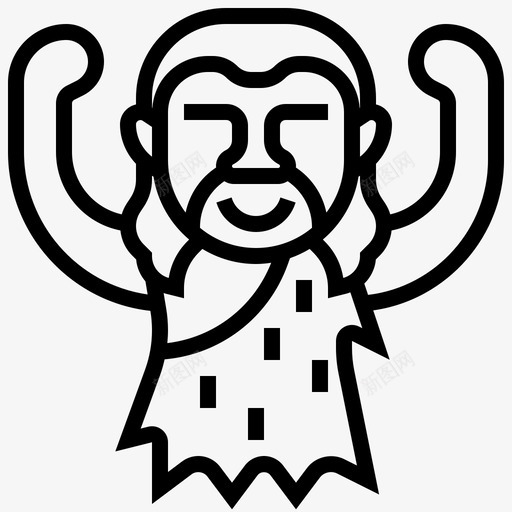 穴居人古代尼安德特人svg_新图网 https://ixintu.com 史前 穴居人 古代 尼安 德特 原始 元素