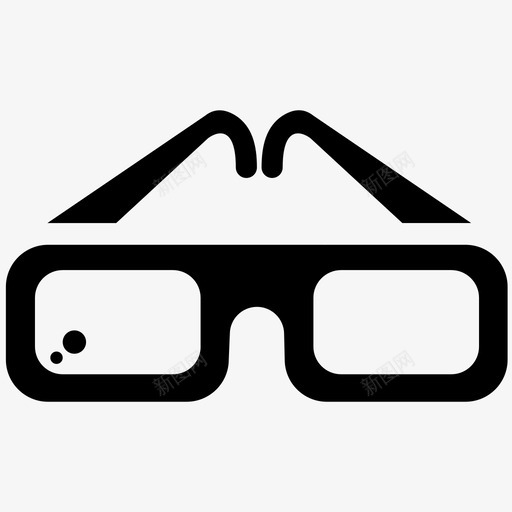 3d眼镜去看电影svg_新图网 https://ixintu.com 眼镜 去看 看电影