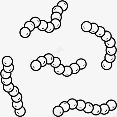 链球菌属细菌微需氧革兰氏阳性球形细菌图标