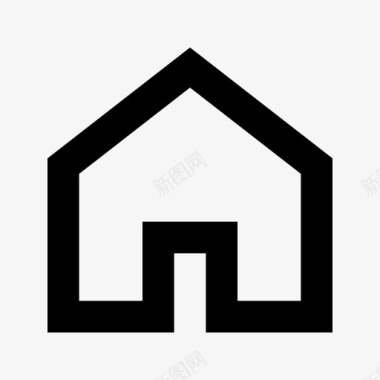 家庭住址建筑物房子图标