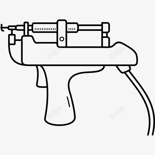 理疗枪注射整形外科svg_新图网 https://ixintu.com 理疗 注射 整形外科 治疗 疼痛 护理