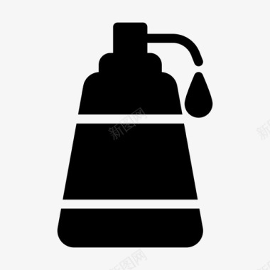 肥皂清洁剂洗手液图标